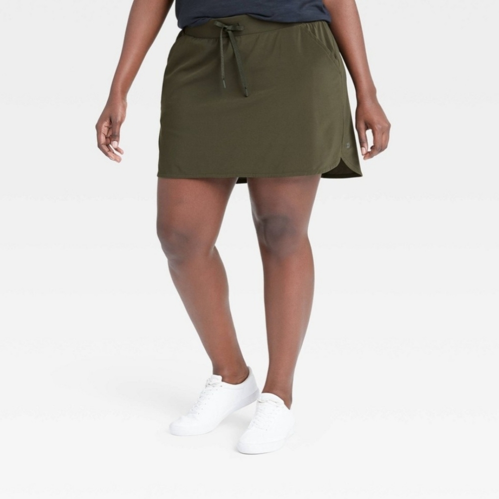 all in motion green athletic skirt